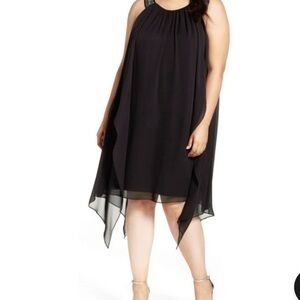 Elegant Black Halter Dress